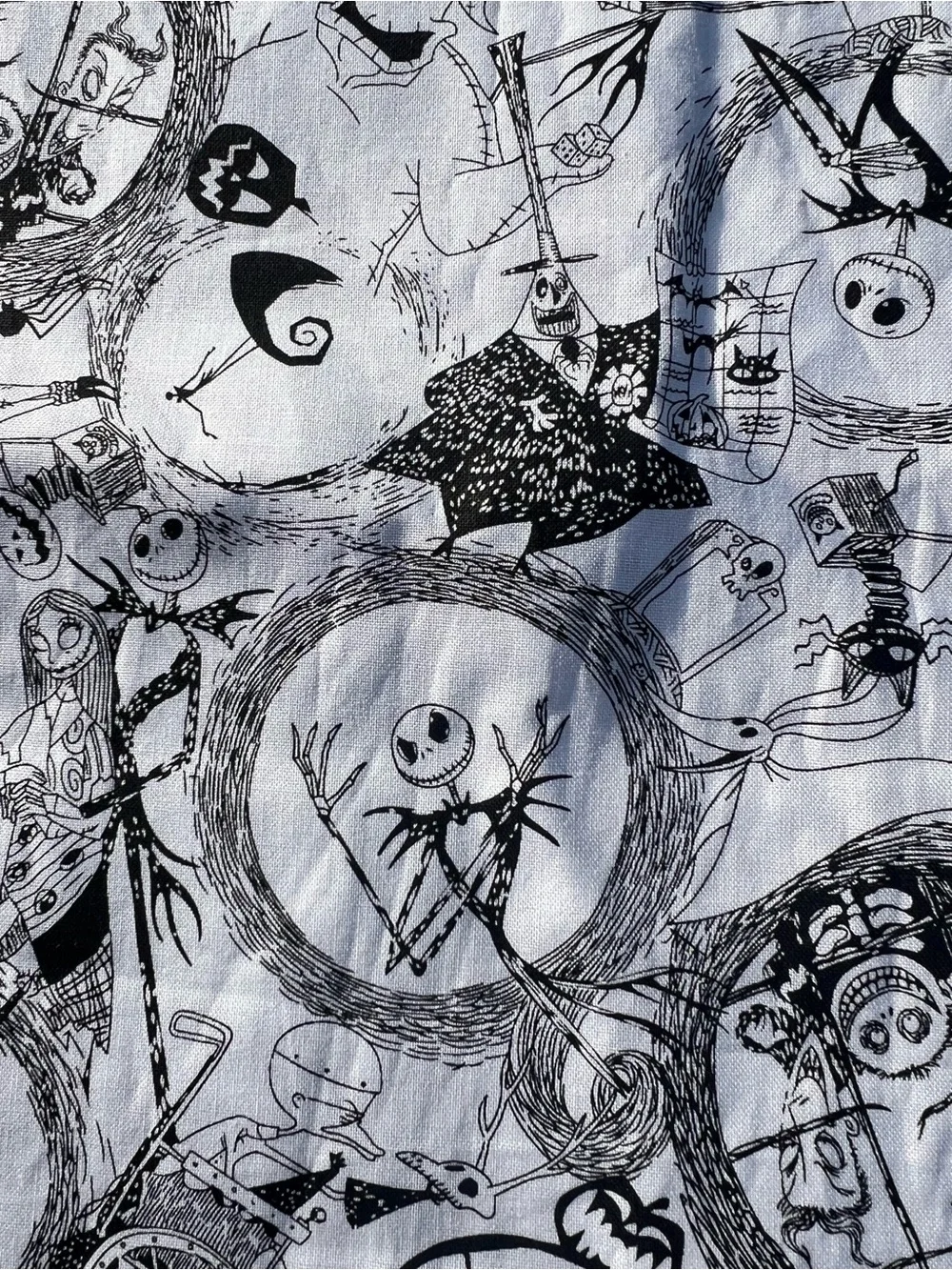 Disney Nightmare before Christmas fabric - Picture 3 of 3